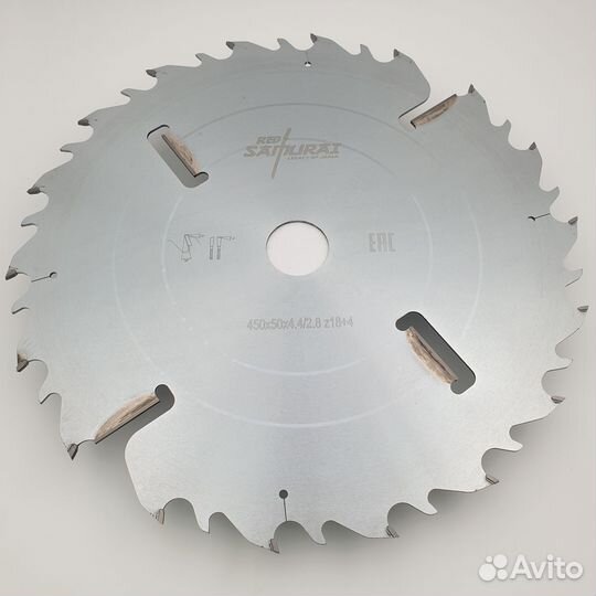 Диск пильный по дереву 450x50x4.4/2.8 z18+4 WZ
