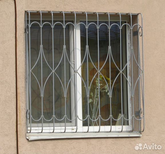 Решетки на окна на лоджии N 1054