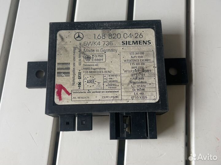 Иммобилайзер W168 R170 Mercedes гарантия