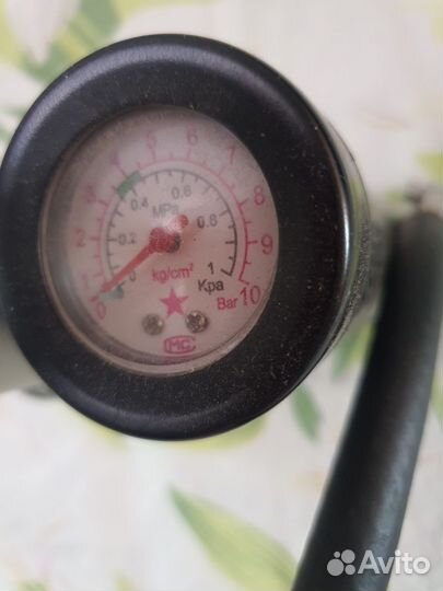 Насос напольный велосипедный с манометром