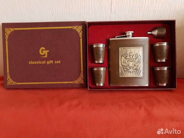 Фляжка из нержавейки новая GT