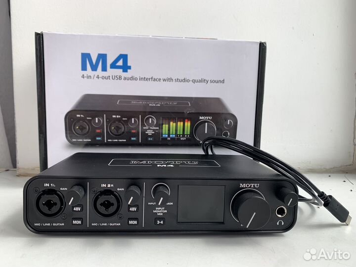 Внешняя аудиокарта Motu M4