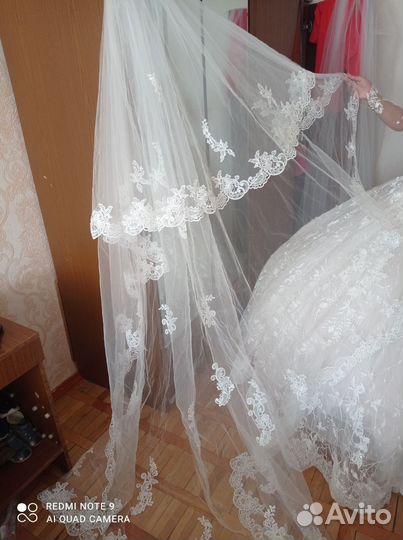 Свадебная фата новая