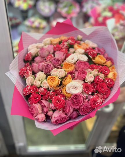 Букет, кустовая роза