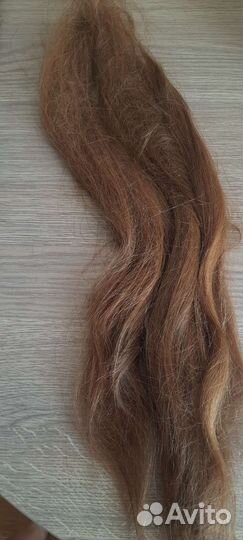 Волосы натуральные срез