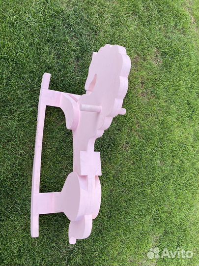 Качалка лошадь декор