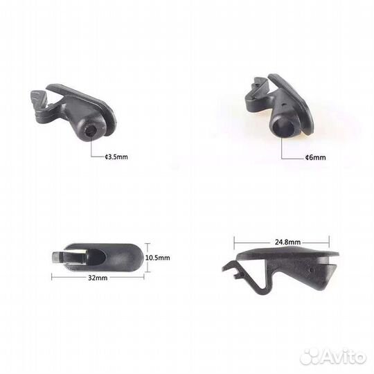 Защита и держатель тросика велосипеда