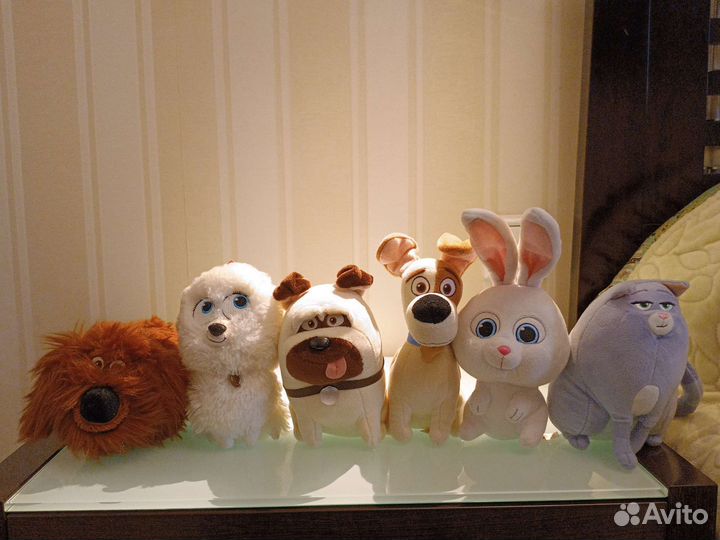 Мягкие игрушки тайная жизнь домашних животных