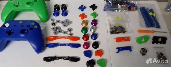 Запчасти для геймпадов ps 3,4 и x-box 360,one