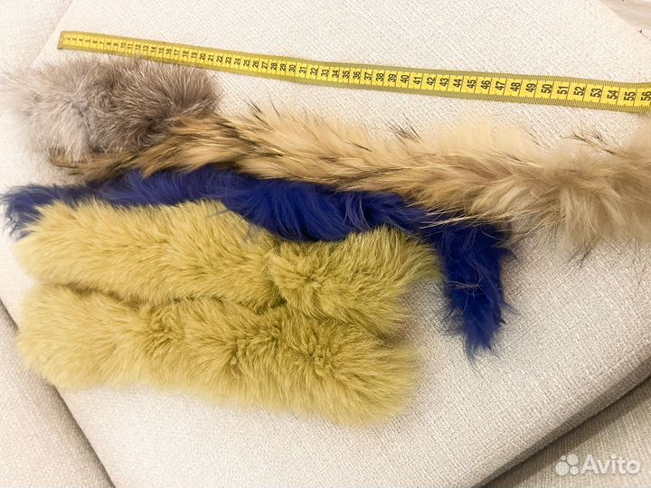 Мех натуральный листй на опушку