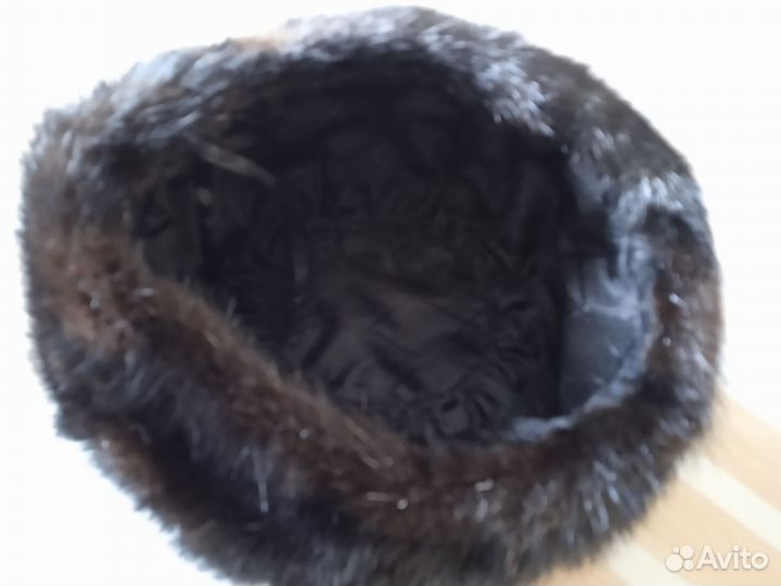 Шапка норковая женская