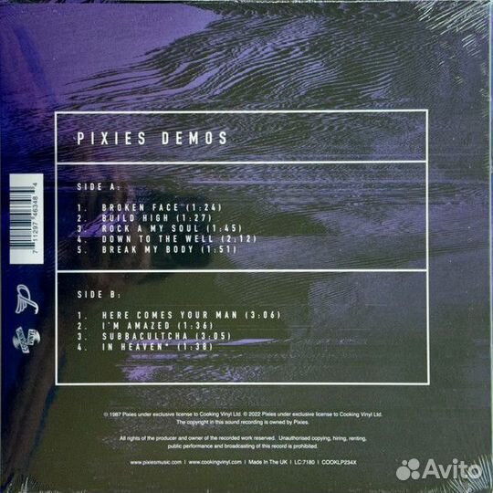 Виниловая пластинка pixies - demos - RSD 2023 rele