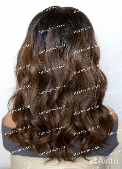 Парик на сетке омбре