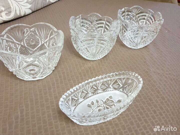 Хрустальная конфетница