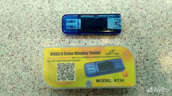 USB тестер AT-34