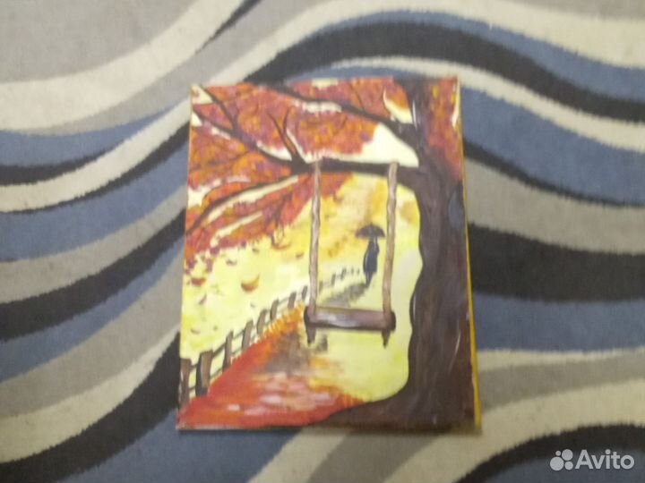 Картина осенний пейзаж