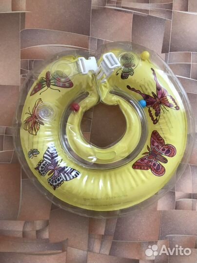 Горка для купания и круг для плавания 0+