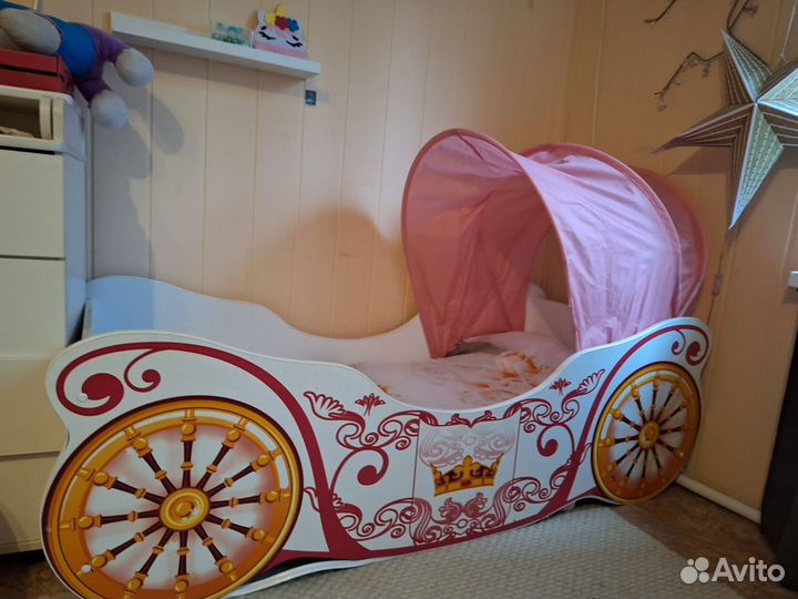 Детская кровать карета
