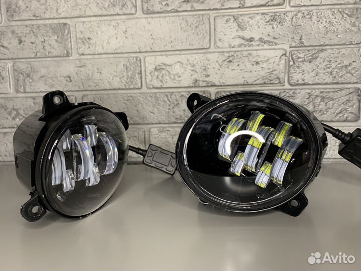 Мощные LED птф Лада Ларгус, Калина, Гранта