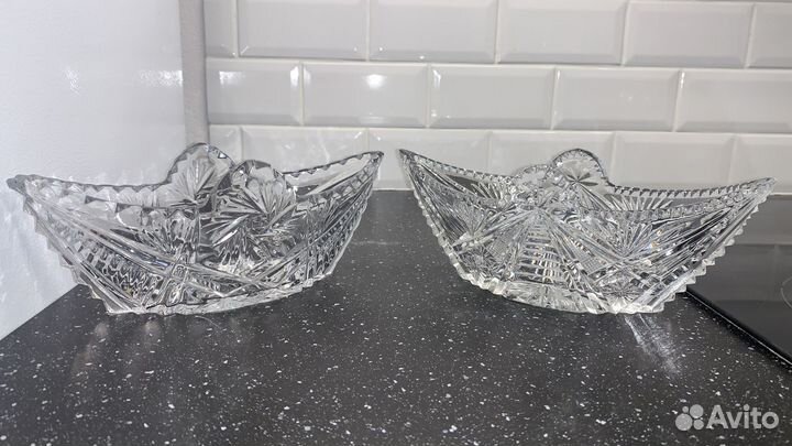 Хрусталь лодочки СССР