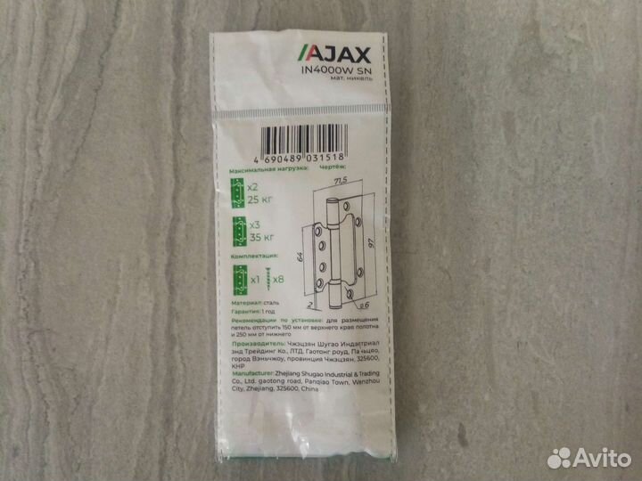 Петли для дверей