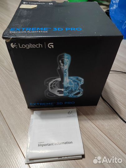 Джойстик Logitech Extreme 3D Pro черный