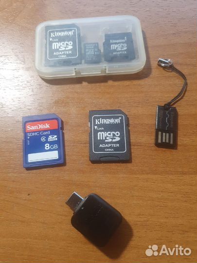 Карта памяти micro sd и адаптеры