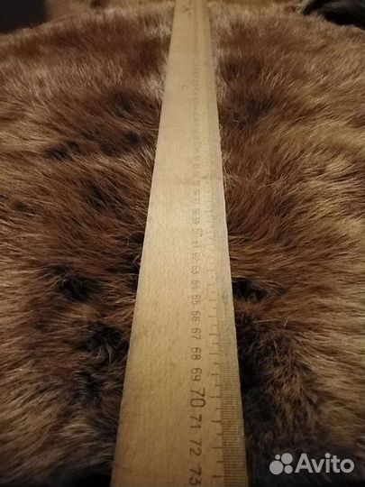 Воротник из песца, козлика, мех для рукоделия