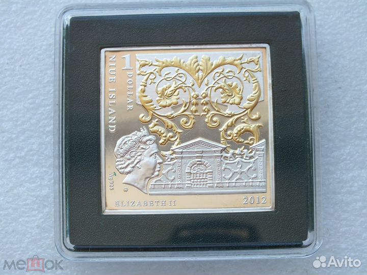 Монета Дама с Горностаем Серебро 925 пробы 28.28