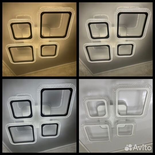 Люстра потолочная светодиодная 18 кВ. Новая