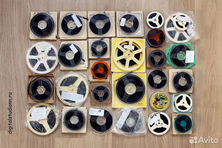 Оцифровка видеокассет, кинопленок, 8,16 и 35 мм