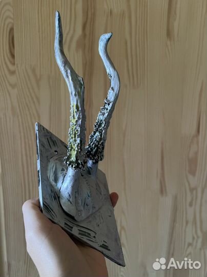 Рожки косули крашенные