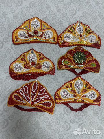 Кокошник Русская Красавица новый детский