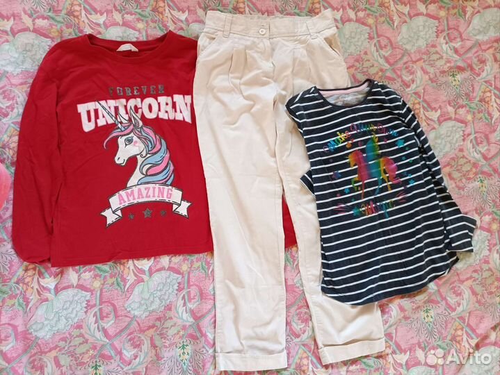 Детские вещи пакетом для девочки 146-164