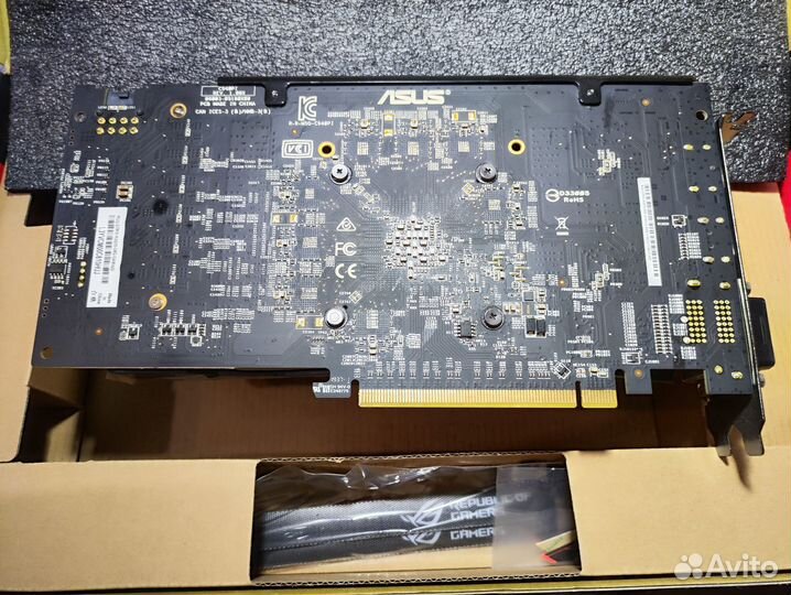 Видеокарта asus rog strix rx 570 8gb