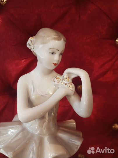 Две Фигурки СССР Юные Балерины лфз и Вербилки