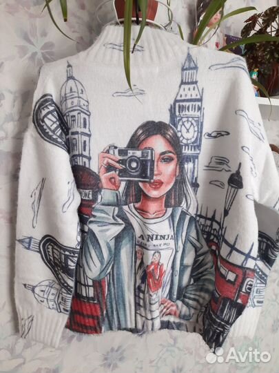 Свитер пушистик