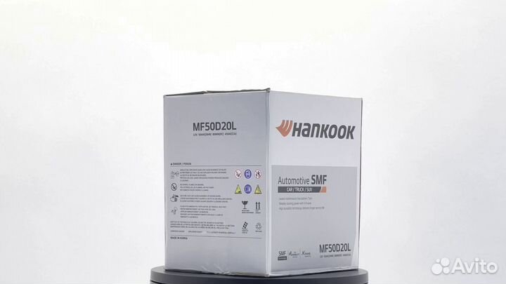 Аккумулятор hankook 50.0 (50D20L) бортик