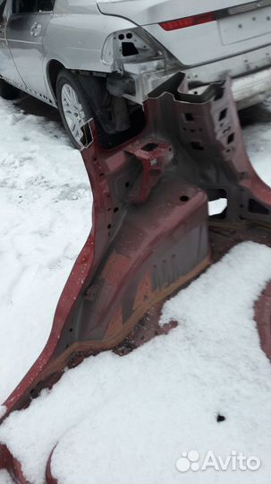 Четверть правая задняя Ford Fiesta mk 5