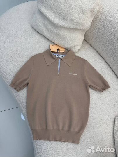 Стильное поло Miu Miu