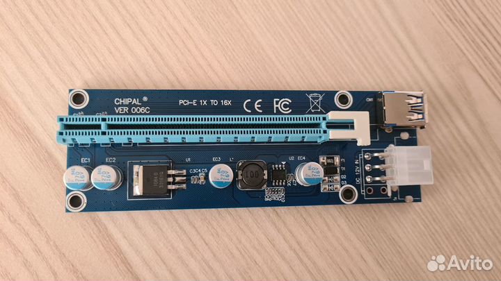 Новый Райзер VER 006c 6 PIN, Кабель USB 100 см