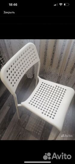 Стул IKEA белый