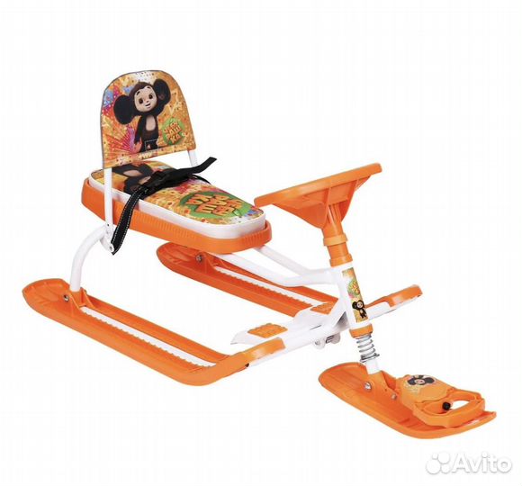 Снегокат со спинкой