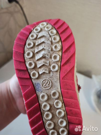 Сапожки для девочки 22 размер