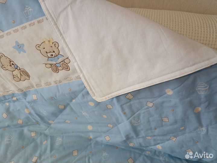 Подушка и одеяло для мальчика