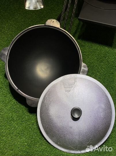 Казан 8 литров чугунный