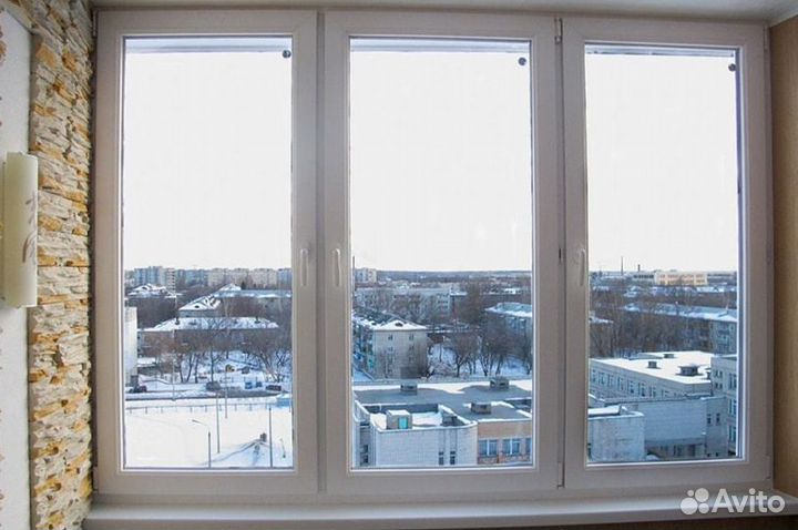 Окна пвх 1300 x 1400 мм