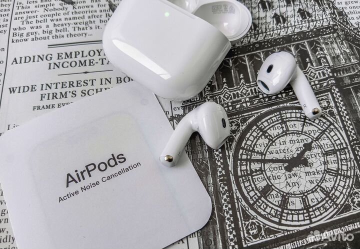 AirPods 4 ANC гироскоп шумоподавление