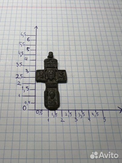Крест 15-16 век спас нерукотворный