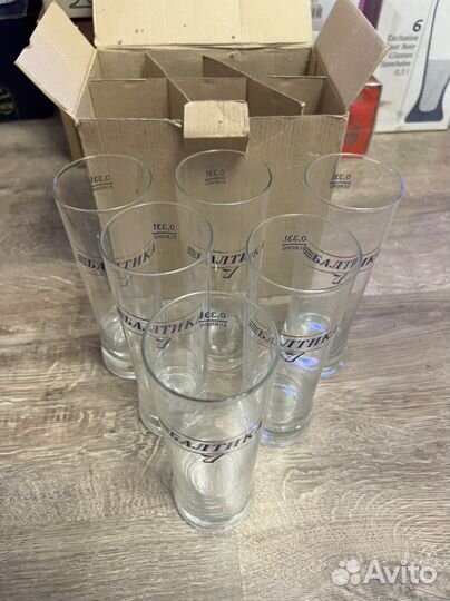 Бокалы Балтика 7 новые 6 шт